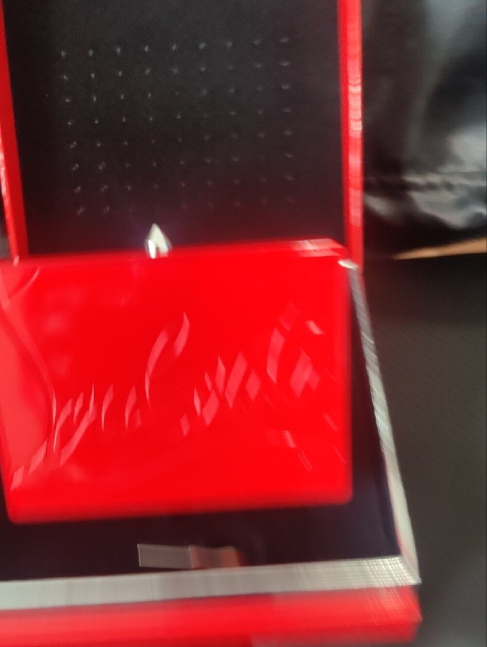 Christian Louboutin Red Lacquer Trinket Box w/ Key – Collector Accessory – Like - Picture 9 of 12